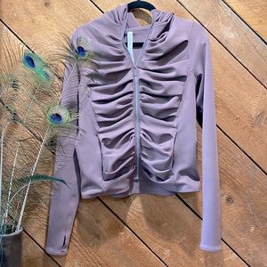 Lululemon Athletic Ruched Jacket Size 10
